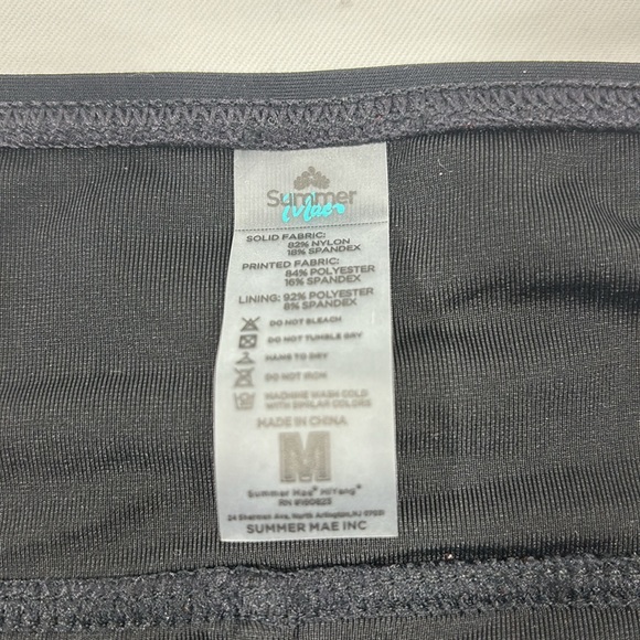 NWT Cupshe padded, yellow top w/summer Mae’s black Boy, short bikini, bottom - Picture 10 of 10